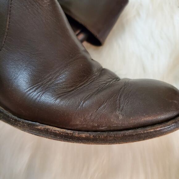 Coach Cheyenne Size 6 Chestnut Leather Riding Boot - Picture 10 of 15